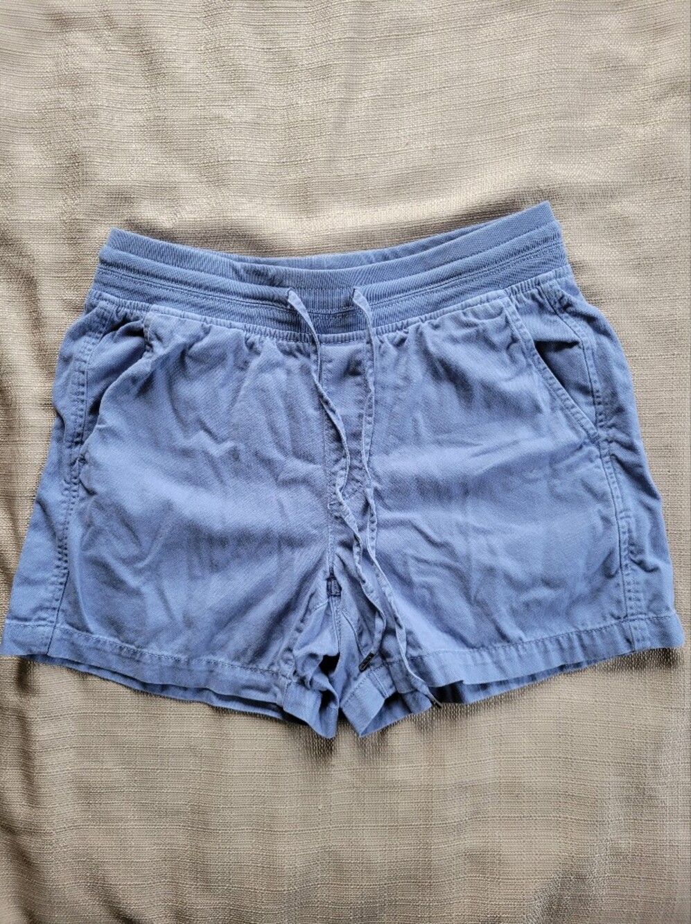 Orvis Blue Drawstring Athletic Shorts